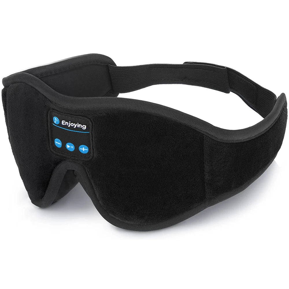 Mask For Sleep Headphones Bluetooth 3D Eye Mask Music Play Sleeping Headphones with Built-in HD Speaker